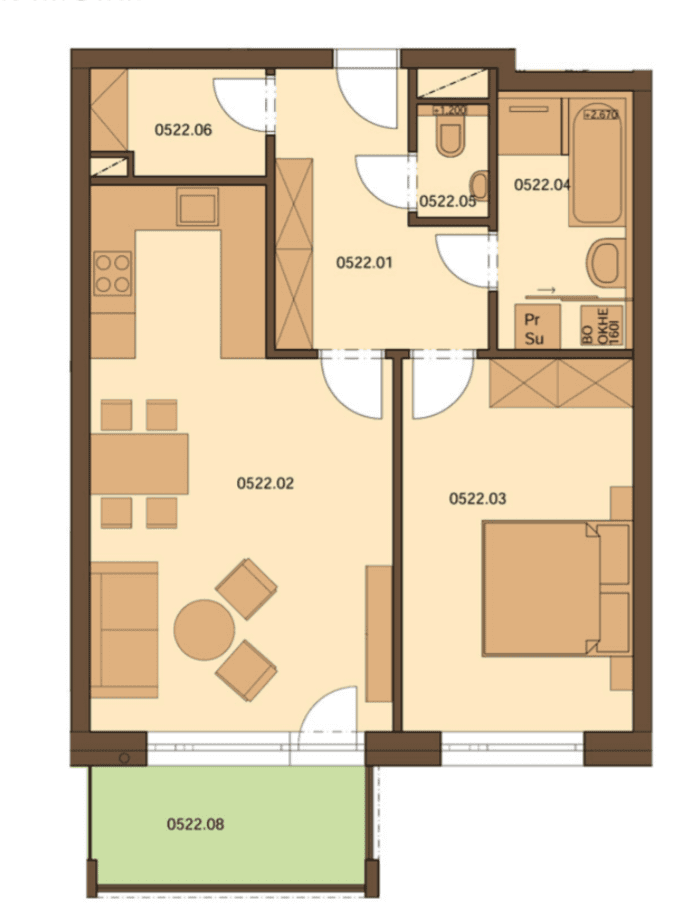Predaj bytu 2-izbový 63 m², Nové Dvory-Podhůří, Frýdek-Místek, Moravskoslezský kraj Predaj bytu 2-izbový 63 m², Nové Dvory-Podhůří, Frýdek-Místek, Moravskoslezský kraj