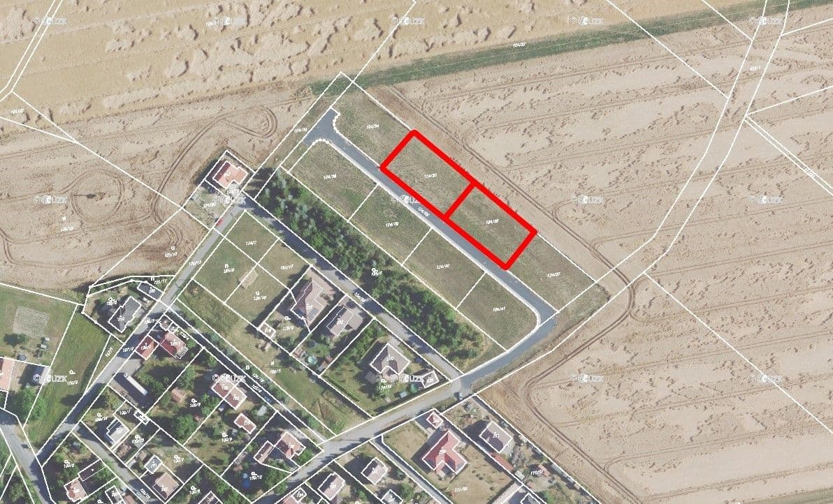 Predaj pozemku 1.120 m², Všetaty, Středočeský kraj Predaj pozemku 1.120 m², Všetaty, Středočeský kraj
