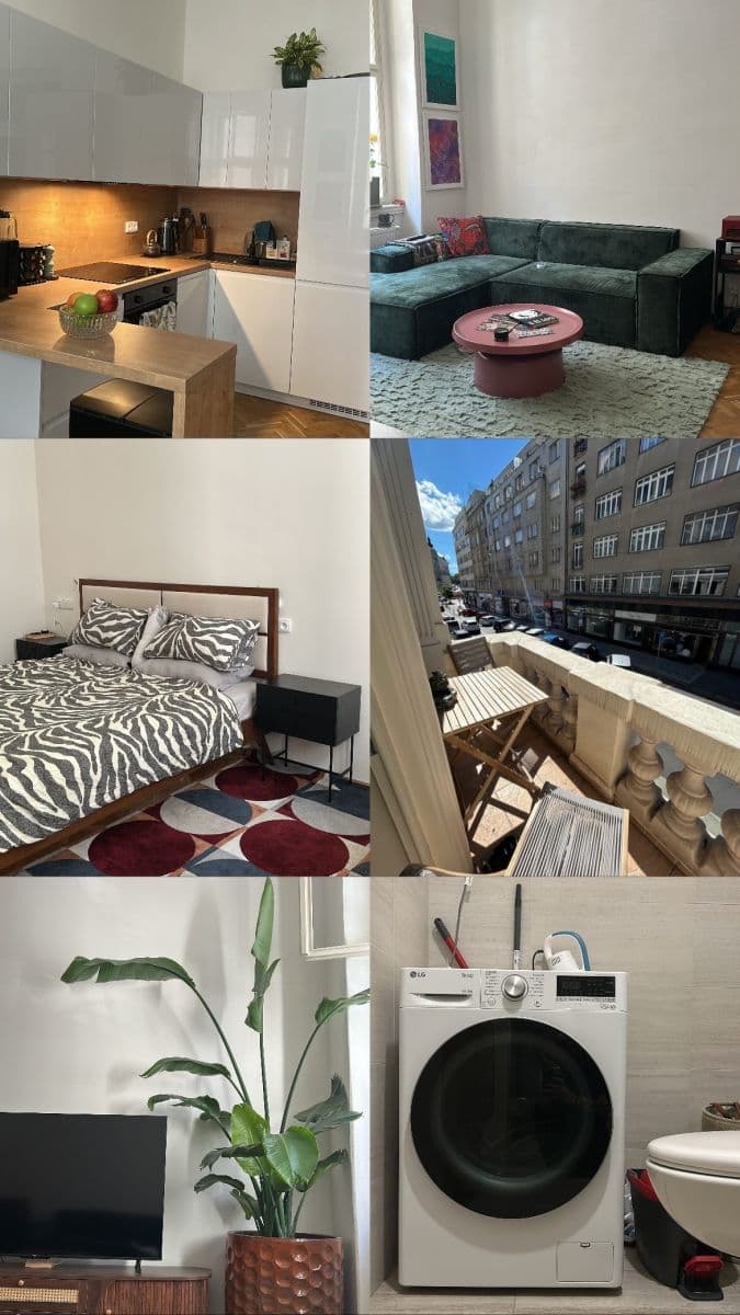 Prenájom bytu 60 m², Jungmannova, Praha, Praha Prenájom bytu 60 m², Jungmannova, Praha, Praha