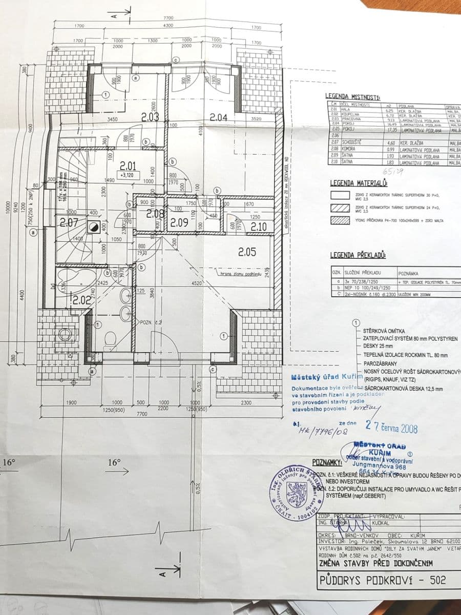 Predaj domu 226 m², pozemek 597 m², Dušínova, Kuřim, Jihomoravský kraj Predaj domu 226 m², pozemek 597 m², Dušínova, Kuřim, Jihomoravský kraj