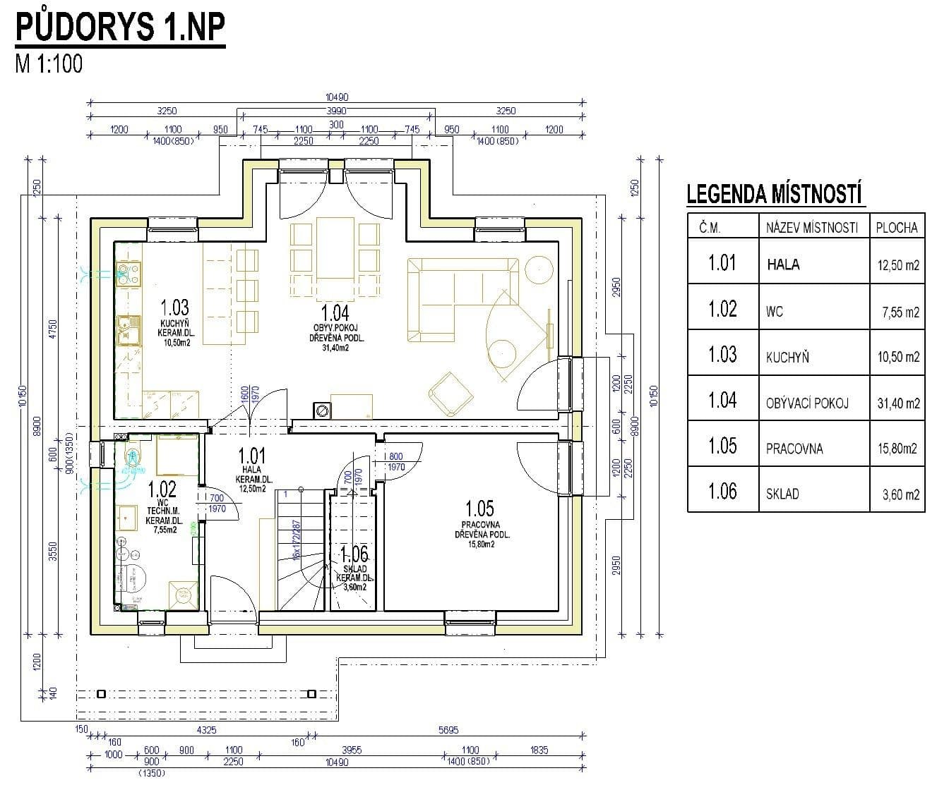 Predaj domu 160 m², pozemek 570 m², V Luhu, Louňovice, Středočeský kraj Predaj domu 160 m², pozemek 570 m², V Luhu, Louňovice, Středočeský kraj