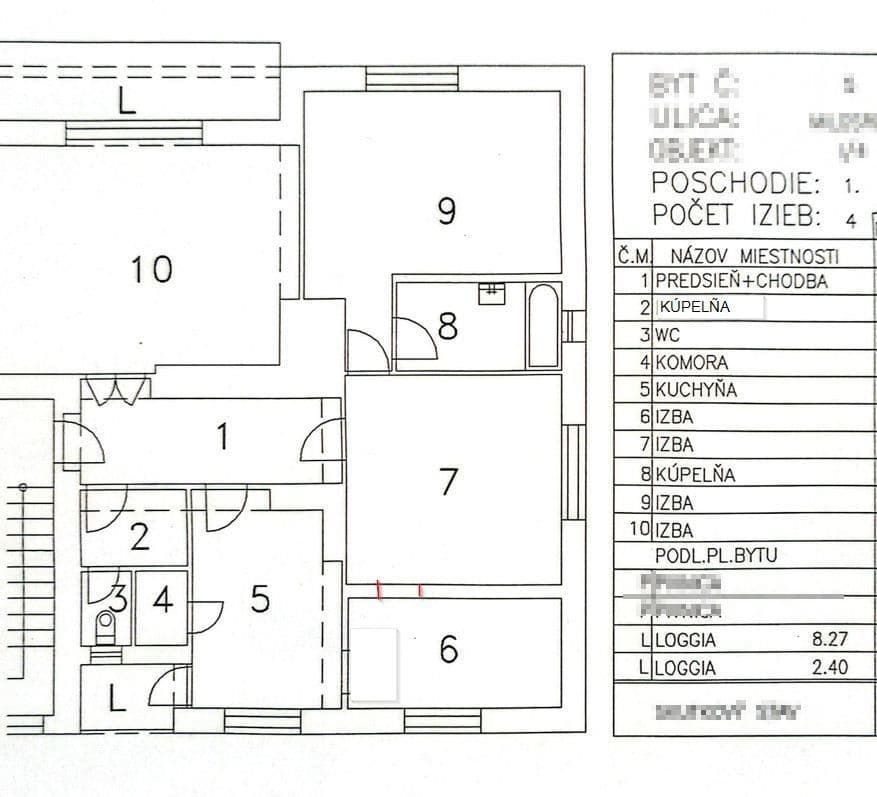 Predaj bytu 4-izbový 99 m², Milosrdenstva, Košice - mestská časť Juh, Košický kraj Predaj bytu 4-izbový 99 m², Milosrdenstva, Košice - mestská časť Juh, Košický kraj