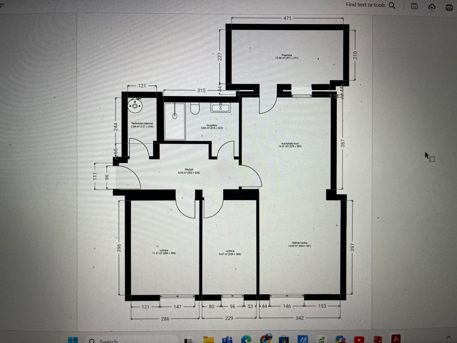 Prenájom bytu 3-izbový 83 m², Na Farkáně Ⅲ, Praha, Praha Prenájom bytu 3-izbový 83 m², Na Farkáně Ⅲ, Praha, Praha