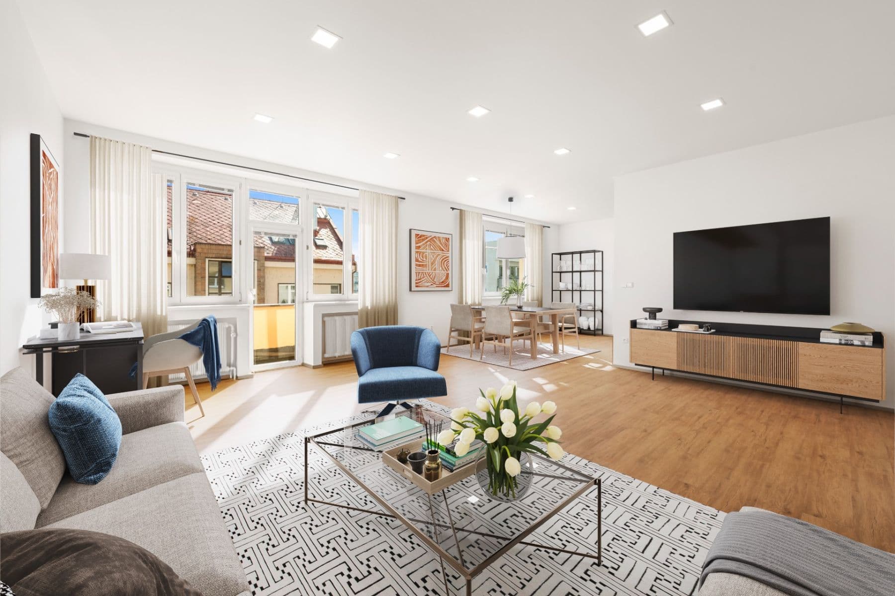 Predaj bytu 3-izbový 108 m², Resslova, Hradec Králové, Královéhradecký kraj Predaj bytu 3-izbový 108 m², Resslova, Hradec Králové, Královéhradecký kraj