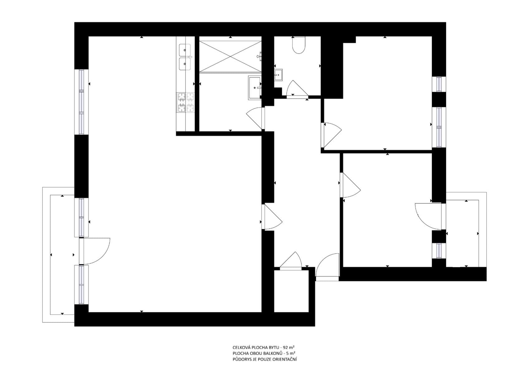 Predaj bytu 3-izbový 108 m², Resslova, Hradec Králové, Královéhradecký kraj Predaj bytu 3-izbový 108 m², Resslova, Hradec Králové, Královéhradecký kraj
