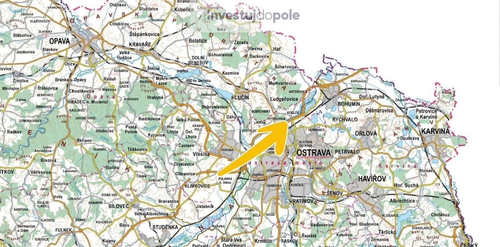 Predaj pozemku 3.893 m², Ostrava, Moravskoslezský kraj Predaj pozemku 3.893 m², Ostrava, Moravskoslezský kraj