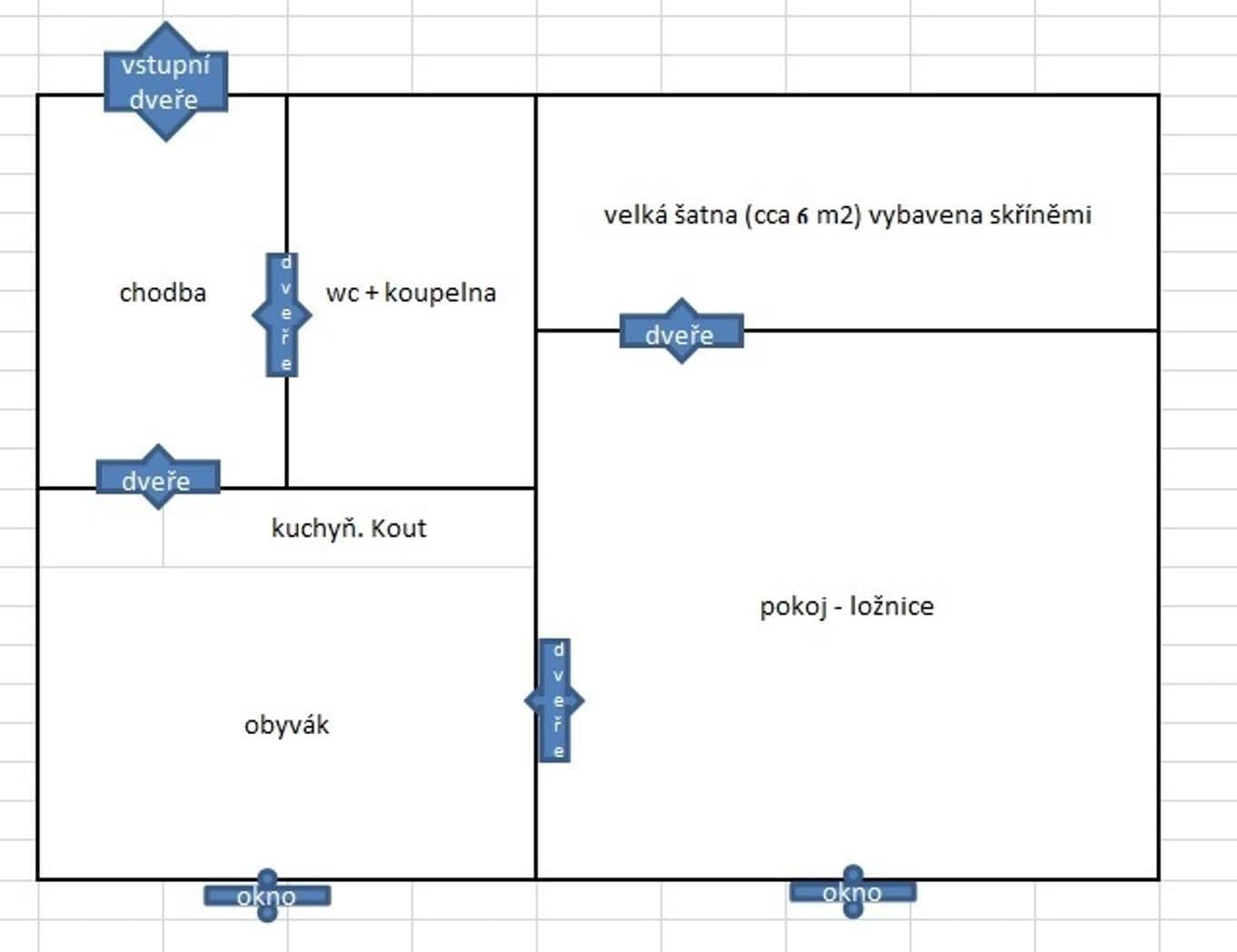 Prenájom bytu 2-izbový 47 m², třída Generála Píky, Brno, Jihomoravský kraj Prenájom bytu 2-izbový 47 m², třída Generála Píky, Brno, Jihomoravský kraj