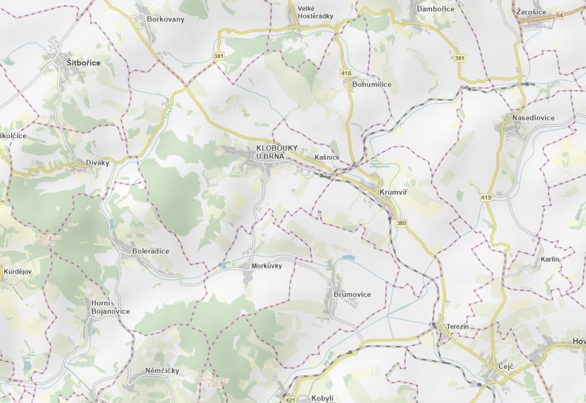 Predaj pozemku 2.027 m², Klobouky u Brna, Jihomoravský kraj Predaj pozemku 2.027 m², Klobouky u Brna, Jihomoravský kraj
