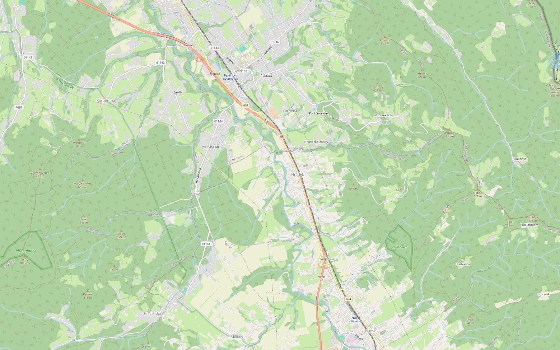 Predaj pozemku 4.370 m², Hrádek, Moravskoslezský kraj Predaj pozemku 4.370 m², Hrádek, Moravskoslezský kraj