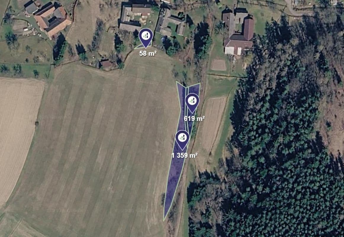 Predaj pozemku 5.064 m², Radiměř, Pardubický kraj Predaj pozemku 5.064 m², Radiměř, Pardubický kraj