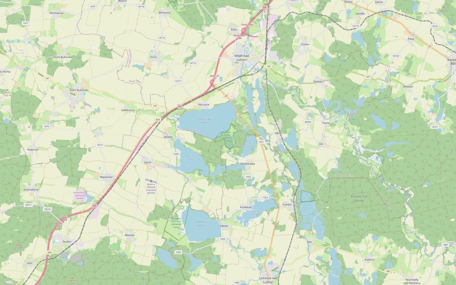 Predaj pozemku 3.732 m², Veselí nad Lužnicí, Jihočeský kraj Predaj pozemku 3.732 m², Veselí nad Lužnicí, Jihočeský kraj