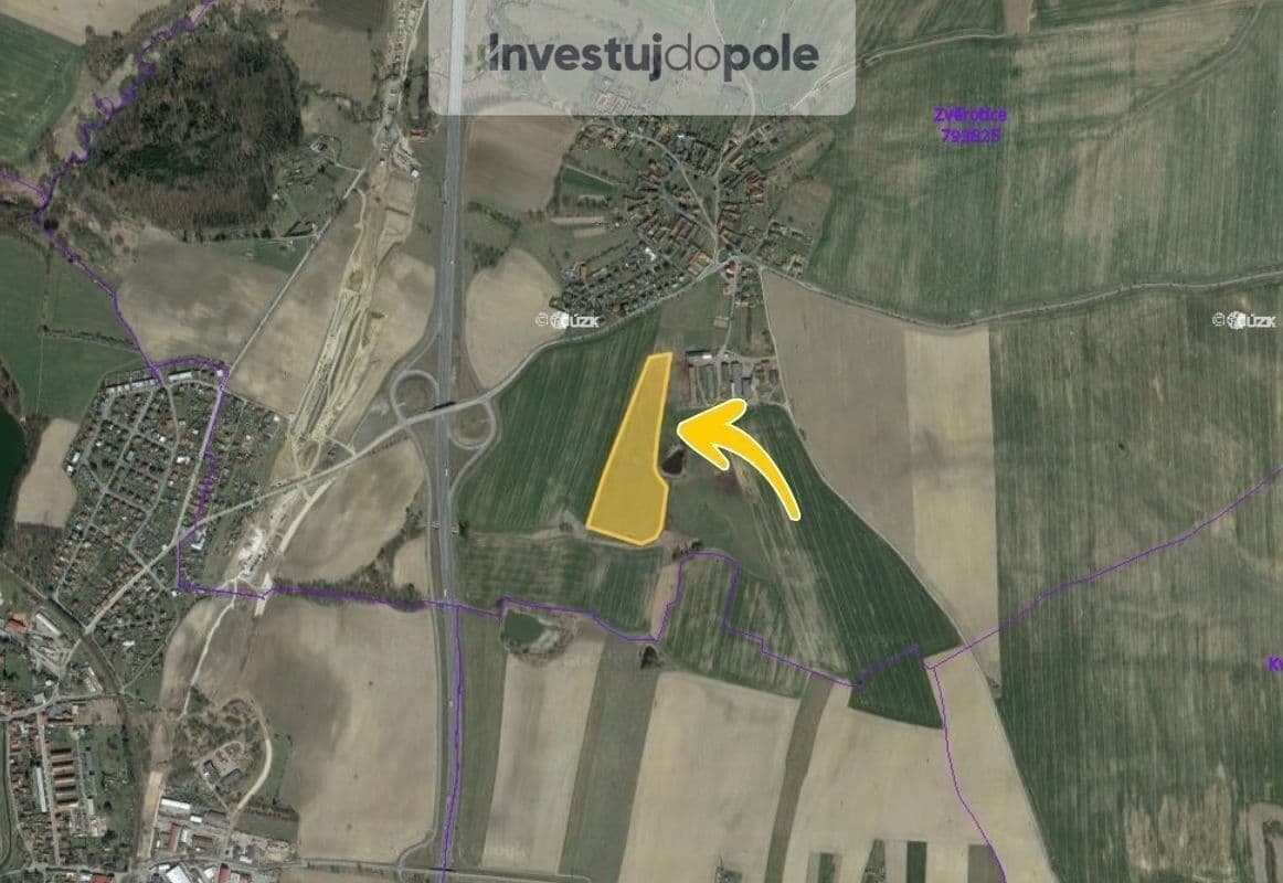 Predaj pozemku 46.522 m², Zvěrotice, Jihočeský kraj Predaj pozemku 46.522 m², Zvěrotice, Jihočeský kraj