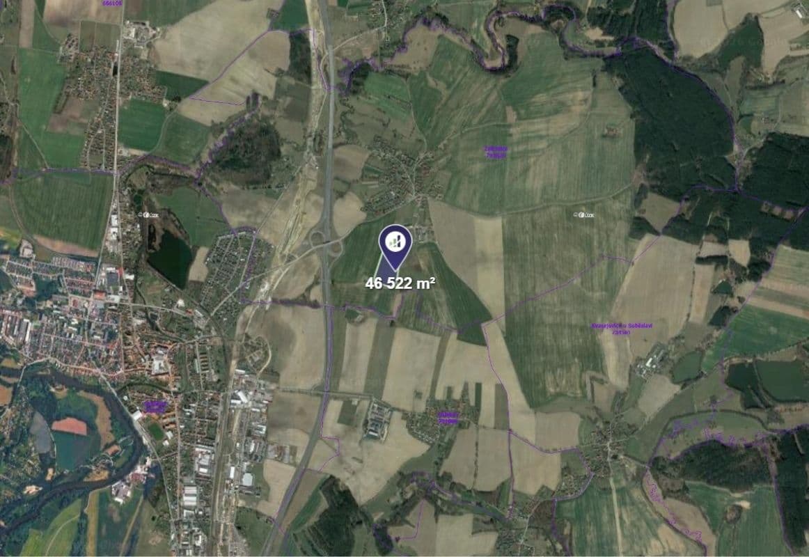 Predaj pozemku 46.522 m², Zvěrotice, Jihočeský kraj Predaj pozemku 46.522 m², Zvěrotice, Jihočeský kraj