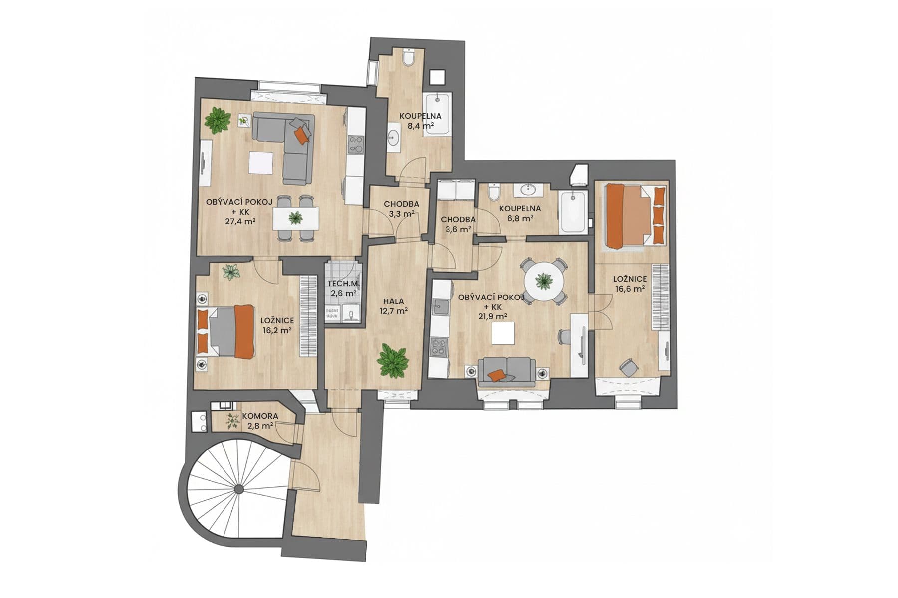 Predaj bytu 4-izbový 122 m², Tomášská, Praha, Praha Predaj bytu 4-izbový 122 m², Tomášská, Praha, Praha