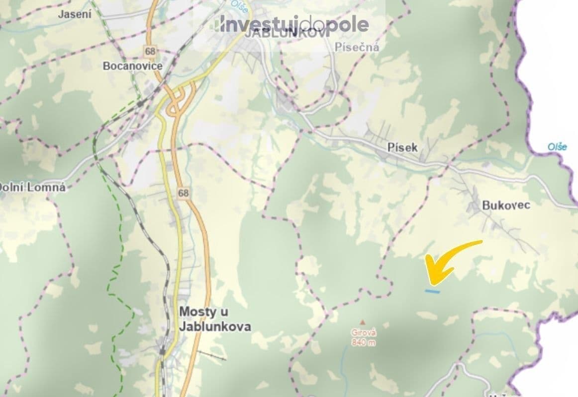 Predaj pozemku 7.284 m², Bukovec, Moravskoslezský kraj Predaj pozemku 7.284 m², Bukovec, Moravskoslezský kraj