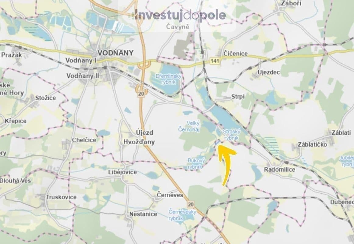 Predaj pozemku 1.870 m², Dříteň, Jihočeský kraj Predaj pozemku 1.870 m², Dříteň, Jihočeský kraj