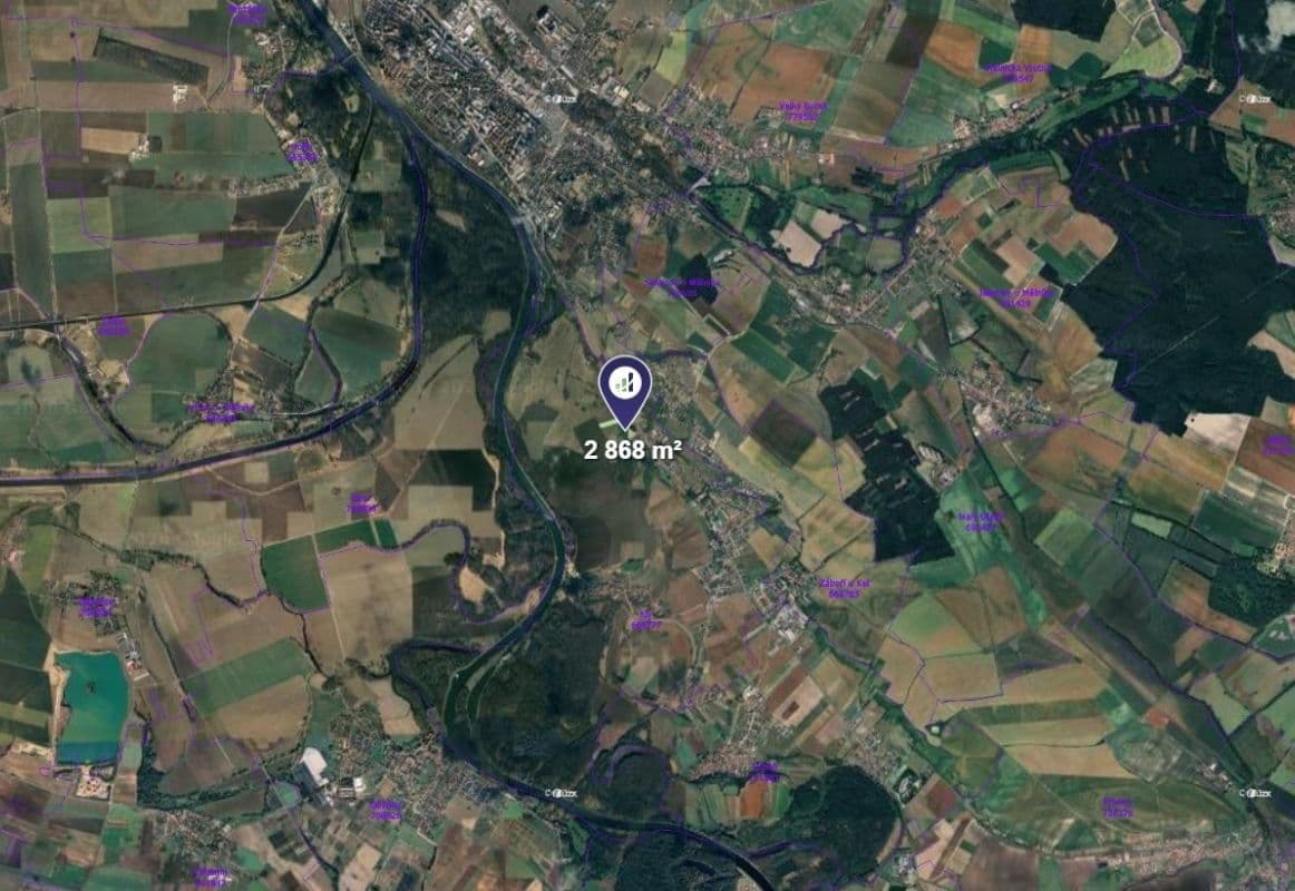 Predaj pozemku 2.868 m², Kly, Středočeský kraj Predaj pozemku 2.868 m², Kly, Středočeský kraj