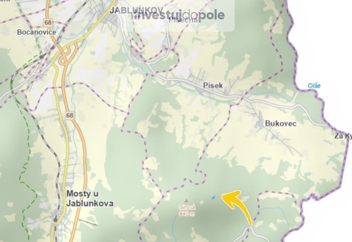 Predaj pozemku 8.938 m², Bukovec, Moravskoslezský kraj Predaj pozemku 8.938 m², Bukovec, Moravskoslezský kraj