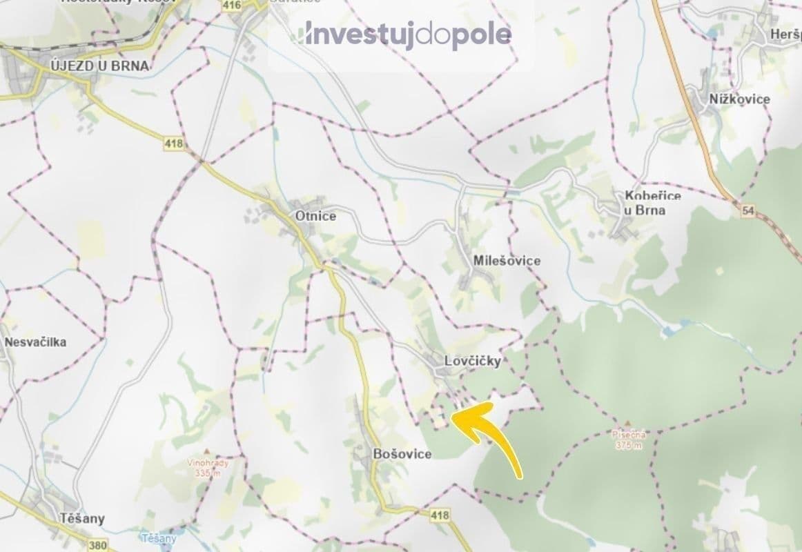Predaj pozemku 789 m², Lovčičky, Jihomoravský kraj Predaj pozemku 789 m², Lovčičky, Jihomoravský kraj