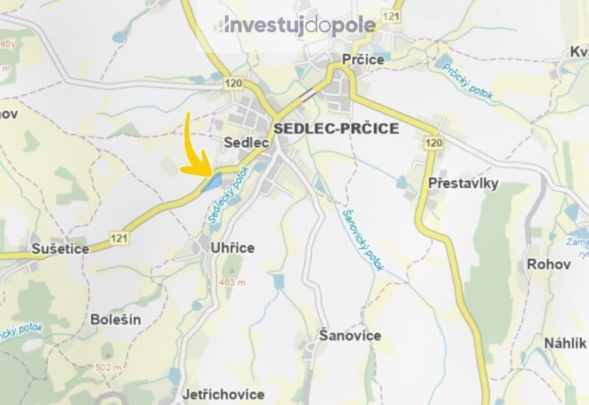 Predaj pozemku 527 m², Sedlec-Prčice, Středočeský kraj Predaj pozemku 527 m², Sedlec-Prčice, Středočeský kraj