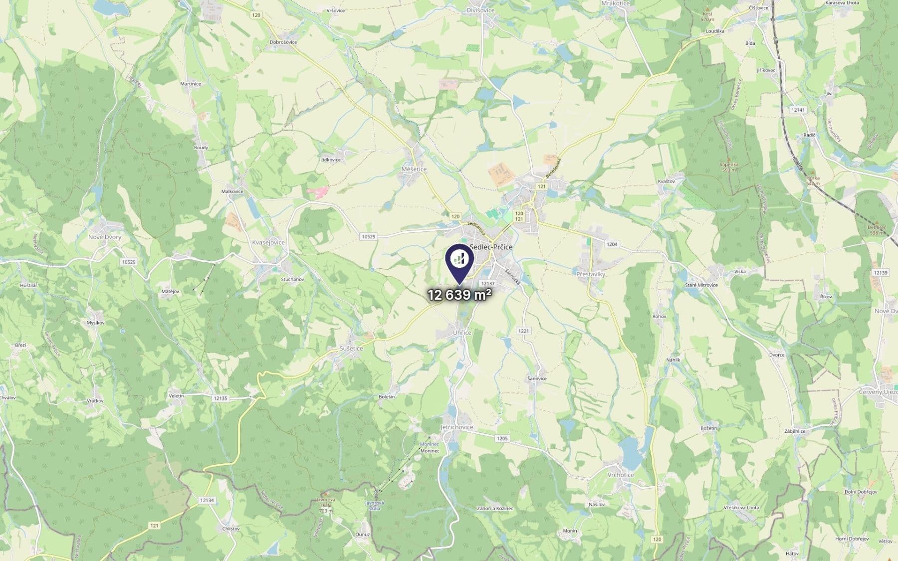 Predaj pozemku 527 m², Sedlec-Prčice, Středočeský kraj Predaj pozemku 527 m², Sedlec-Prčice, Středočeský kraj