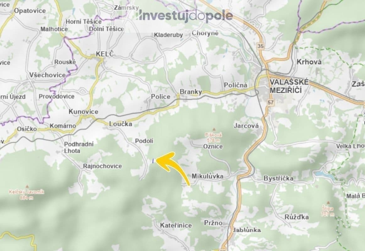 Predaj pozemku 3.114 m², Loučka, Zlínský kraj Predaj pozemku 3.114 m², Loučka, Zlínský kraj