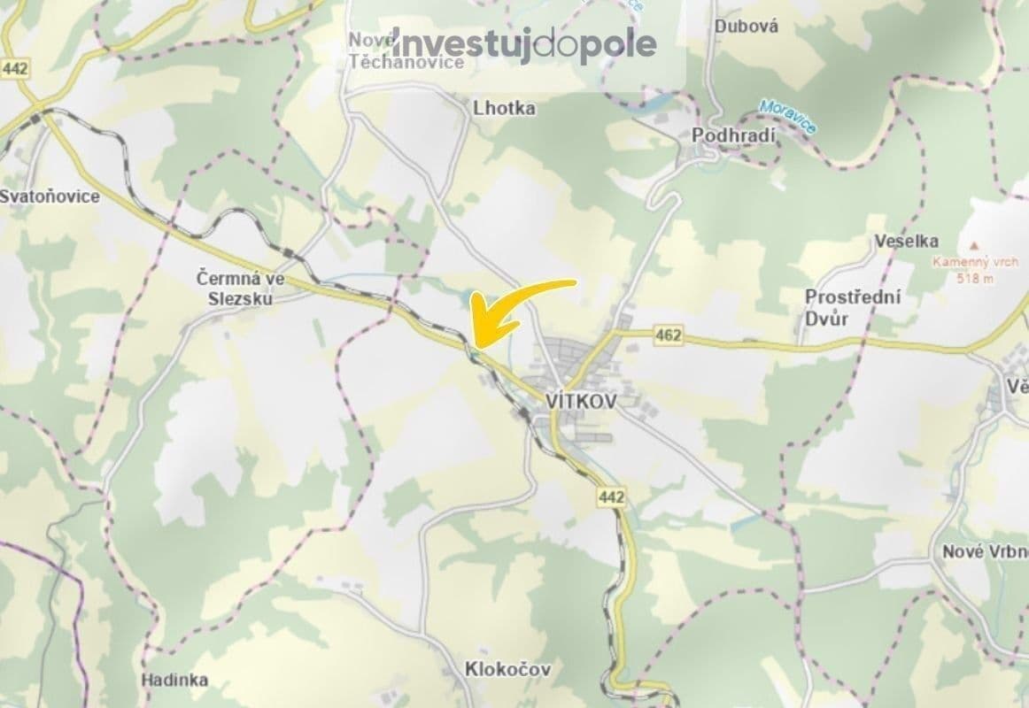 Predaj pozemku 2.168 m², Vítkov, Moravskoslezský kraj Predaj pozemku 2.168 m², Vítkov, Moravskoslezský kraj