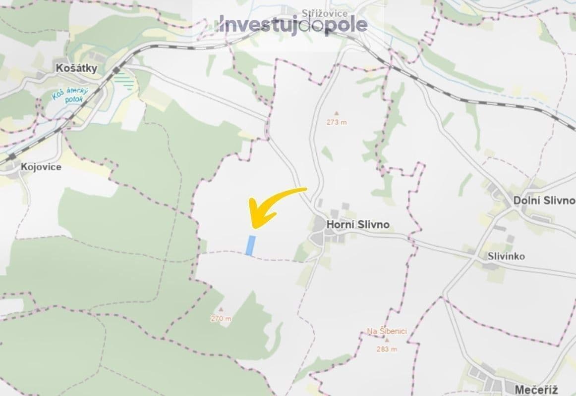 Predaj pozemku 2.123 m², Horní Slivno, Středočeský kraj Predaj pozemku 2.123 m², Horní Slivno, Středočeský kraj