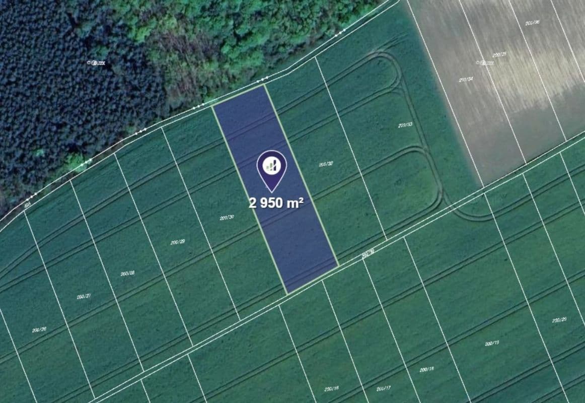 Predaj pozemku 2.959 m², Hřebečníky, Středočeský kraj Predaj pozemku 2.959 m², Hřebečníky, Středočeský kraj