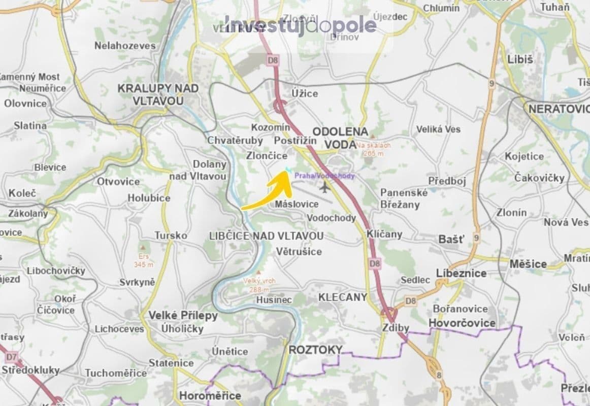 Predaj pozemku 3.449 m², Postřižín, Středočeský kraj Predaj pozemku 3.449 m², Postřižín, Středočeský kraj