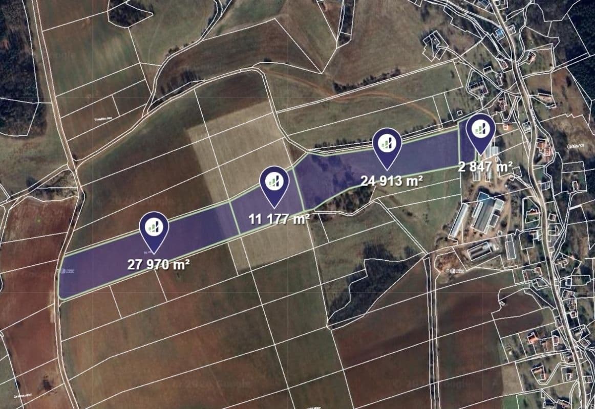 Predaj pozemku 66.907 m², Úbislavice, Královéhradecký kraj Predaj pozemku 66.907 m², Úbislavice, Královéhradecký kraj
