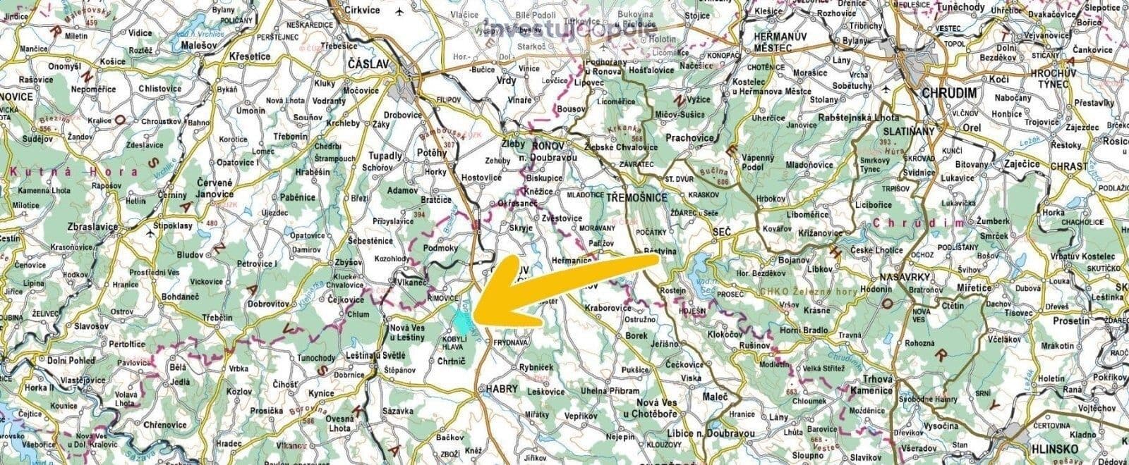 Predaj pozemku 17.535 m², Golčův Jeníkov, Kraj Vysočina Predaj pozemku 17.535 m², Golčův Jeníkov, Kraj Vysočina
