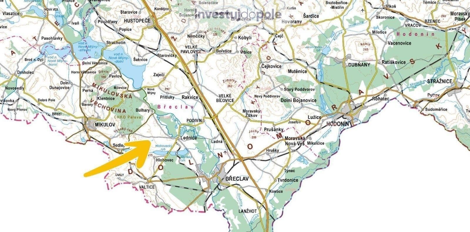 Predaj pozemku 1.310 m², Lednice, Jihomoravský kraj Predaj pozemku 1.310 m², Lednice, Jihomoravský kraj