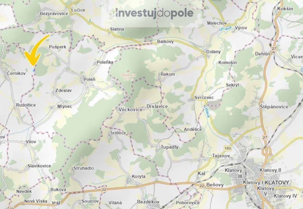 Predaj pozemku 5.105 m², Černíkov, Plzeňský kraj Predaj pozemku 5.105 m², Černíkov, Plzeňský kraj