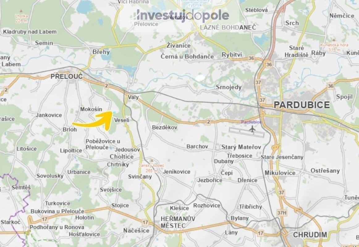 Predaj pozemku 2.901 m², Přelouč, Pardubický kraj Predaj pozemku 2.901 m², Přelouč, Pardubický kraj