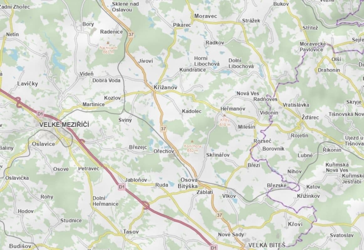 Predaj pozemku 8.821 m², Kadolec, Kraj Vysočina Predaj pozemku 8.821 m², Kadolec, Kraj Vysočina
