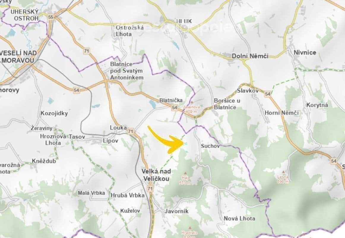 Predaj pozemku 4.308 m², Suchov, Jihomoravský kraj Predaj pozemku 4.308 m², Suchov, Jihomoravský kraj