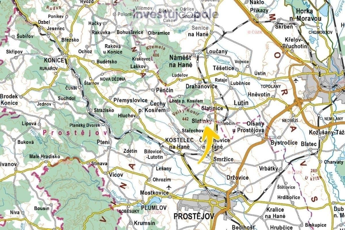 Predaj pozemku 8.967 m², Slatinky, Olomoucký kraj Predaj pozemku 8.967 m², Slatinky, Olomoucký kraj