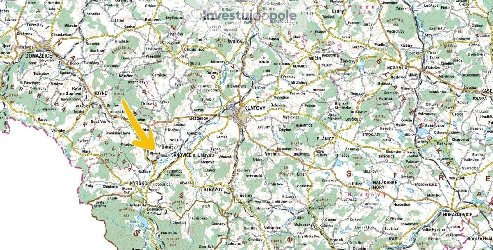 Predaj pozemku 16.236 m², Běhařov, Plzeňský kraj Predaj pozemku 16.236 m², Běhařov, Plzeňský kraj