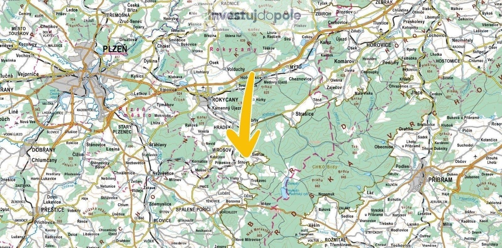 Predaj pozemku 11.770 m², Štítov, Plzeňský kraj Predaj pozemku 11.770 m², Štítov, Plzeňský kraj