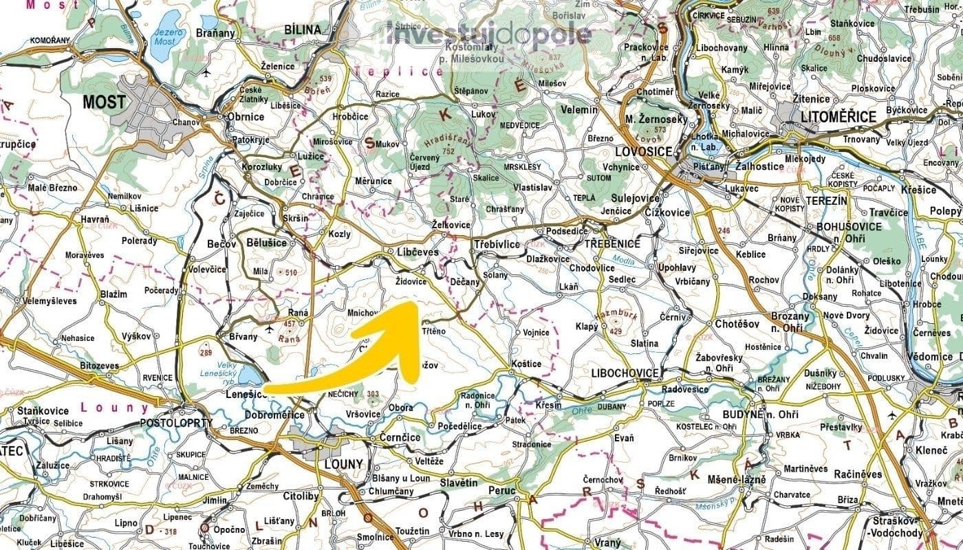 Predaj pozemku 5.755 m², Chožov, Ústecký kraj Predaj pozemku 5.755 m², Chožov, Ústecký kraj