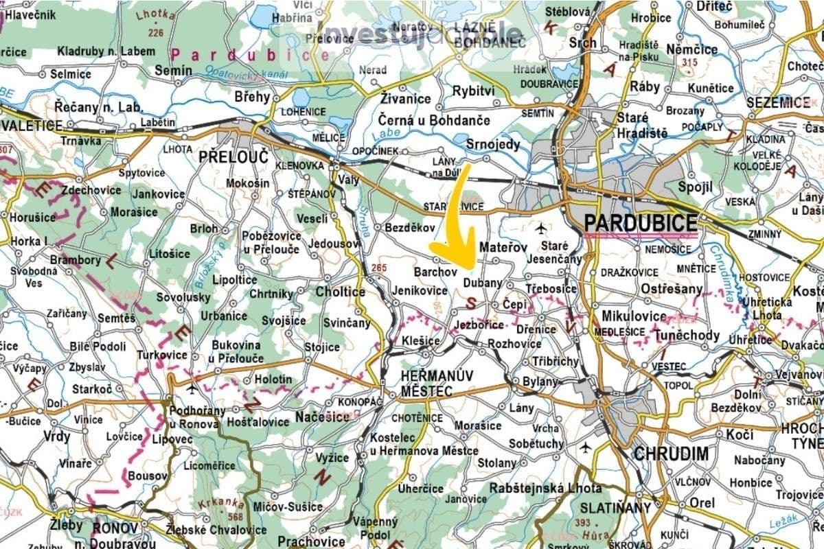 Predaj pozemku 1.362 m², Čepí, Pardubický kraj Predaj pozemku 1.362 m², Čepí, Pardubický kraj