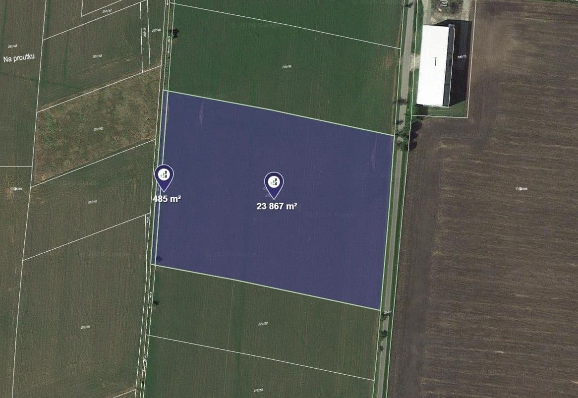 Predaj pozemku 13.529 m², Dobrovice, Středočeský kraj Predaj pozemku 13.529 m², Dobrovice, Středočeský kraj