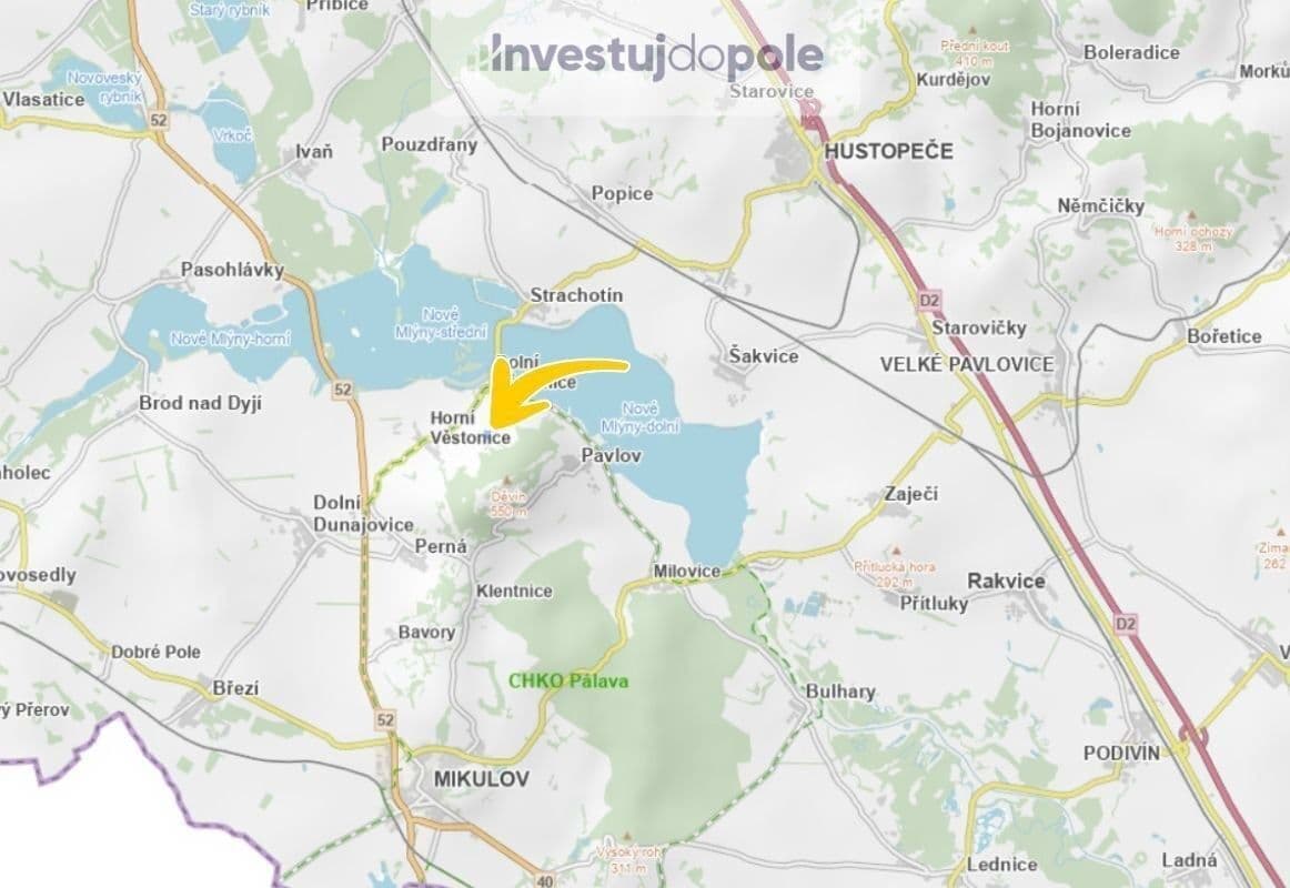 Predaj pozemku 8.391 m², Horní Věstonice, Jihomoravský kraj Predaj pozemku 8.391 m², Horní Věstonice, Jihomoravský kraj