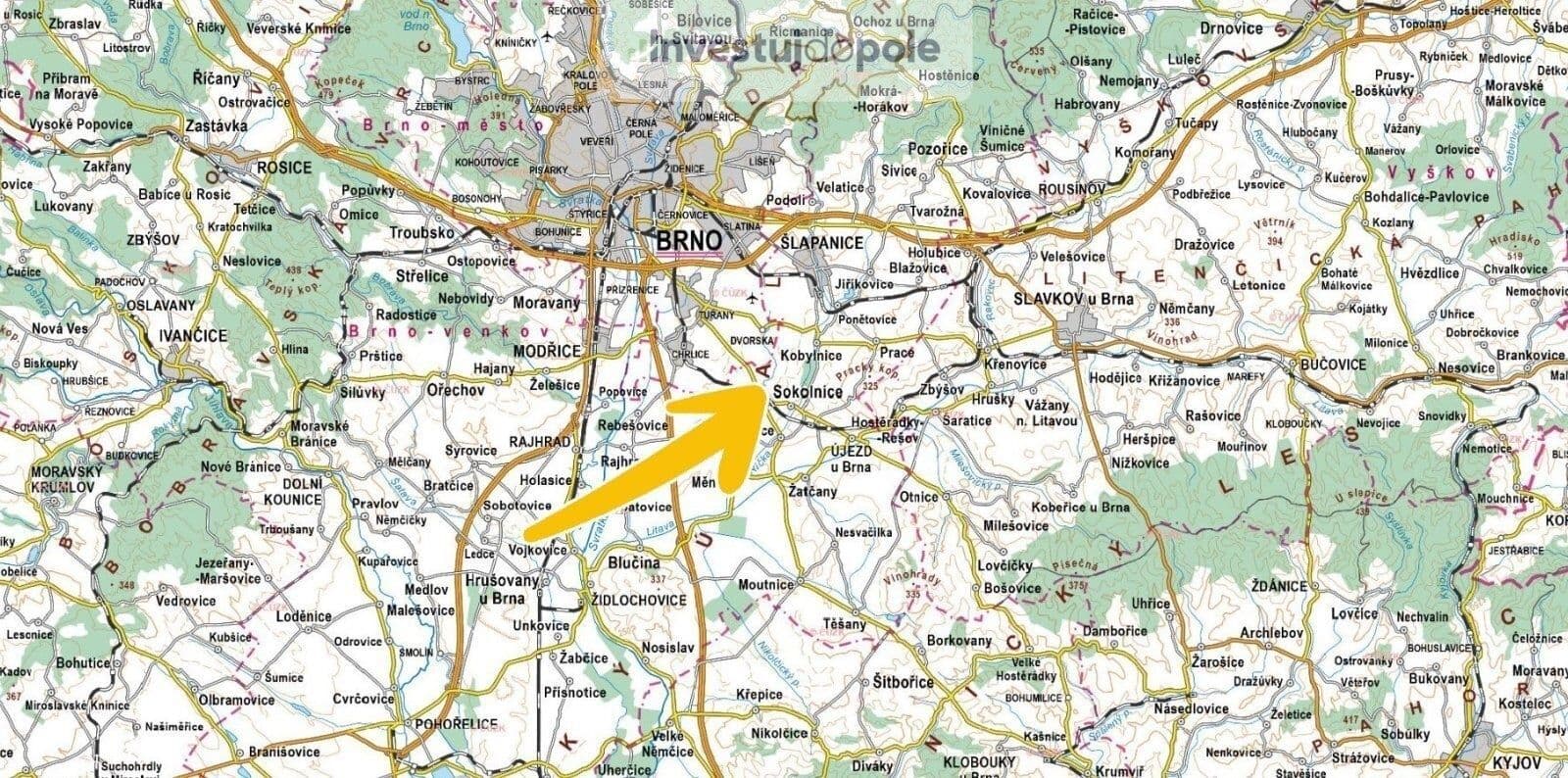 Predaj pozemku 2.963 m², Sokolnice, Jihomoravský kraj Predaj pozemku 2.963 m², Sokolnice, Jihomoravský kraj