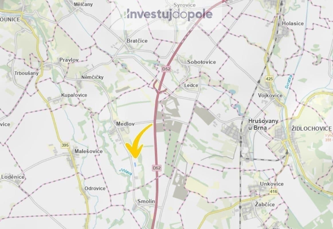 Predaj pozemku 6.139 m², Medlov, Jihomoravský kraj Predaj pozemku 6.139 m², Medlov, Jihomoravský kraj