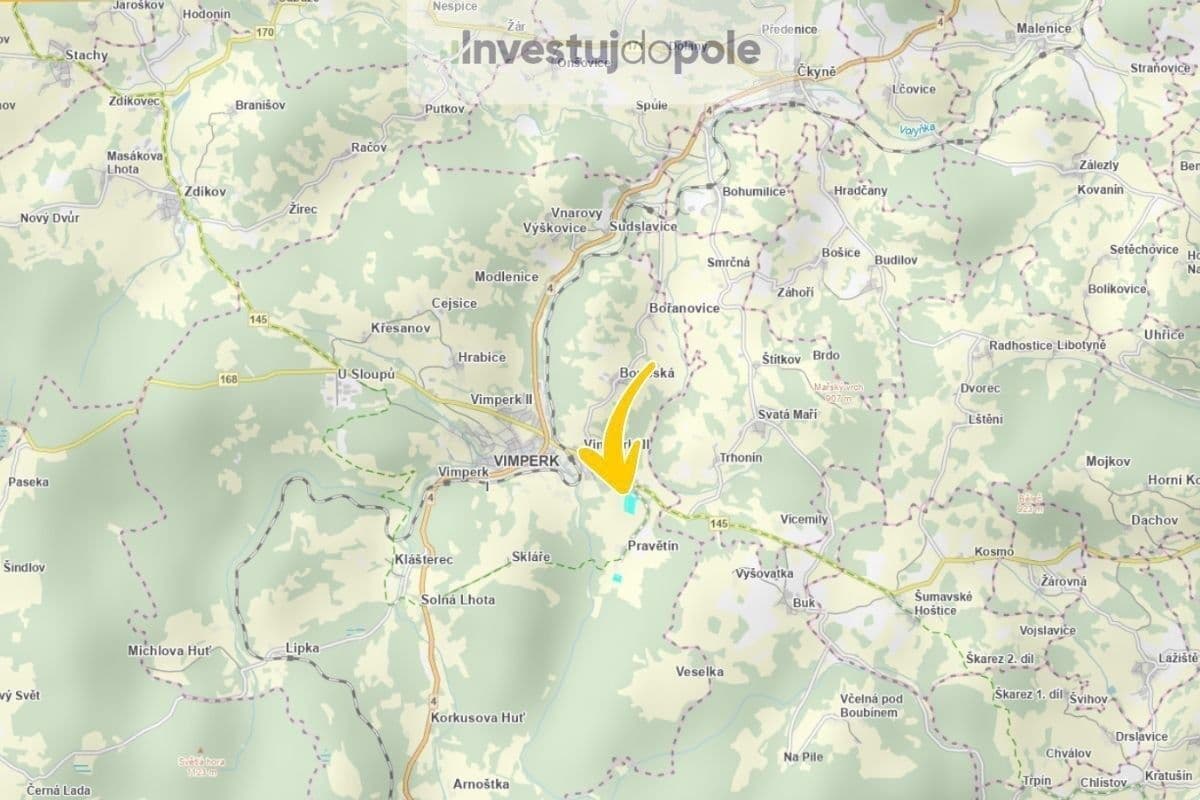 Predaj pozemku 12.700 m², Vimperk, Jihočeský kraj Predaj pozemku 12.700 m², Vimperk, Jihočeský kraj