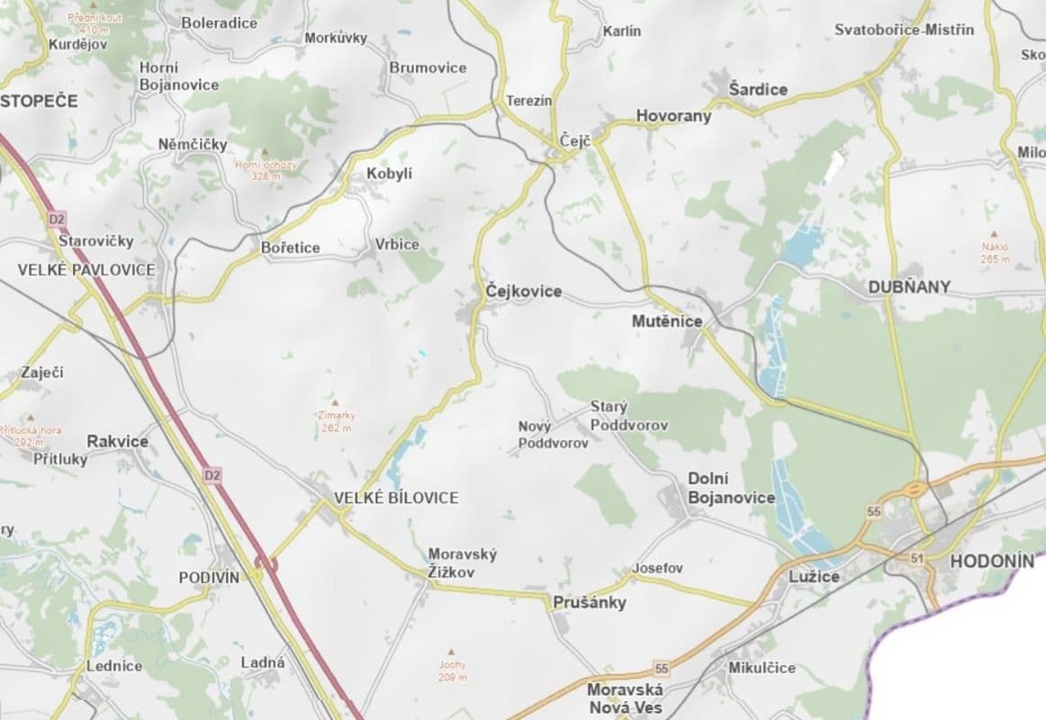 Predaj pozemku 6.540 m², Čejkovice, Jihomoravský kraj Predaj pozemku 6.540 m², Čejkovice, Jihomoravský kraj