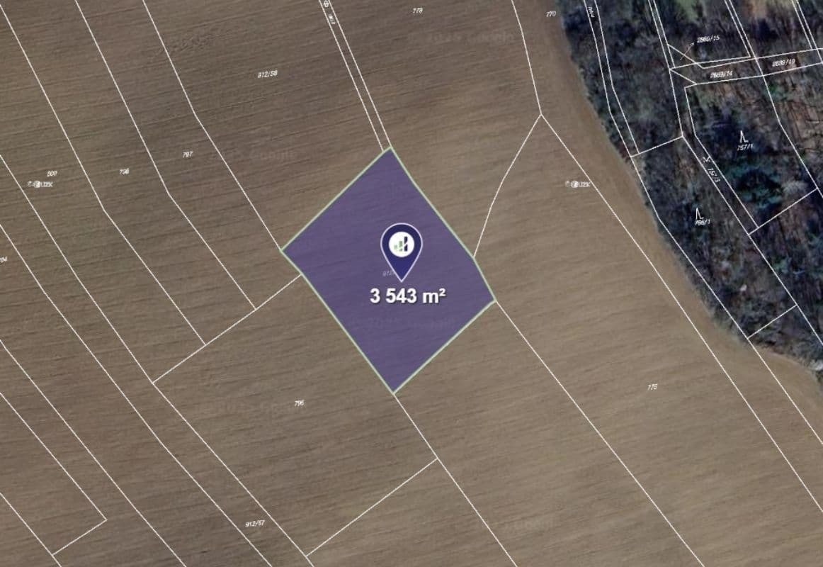 Predaj pozemku 2.457 m², Ondřejov, Středočeský kraj Predaj pozemku 2.457 m², Ondřejov, Středočeský kraj