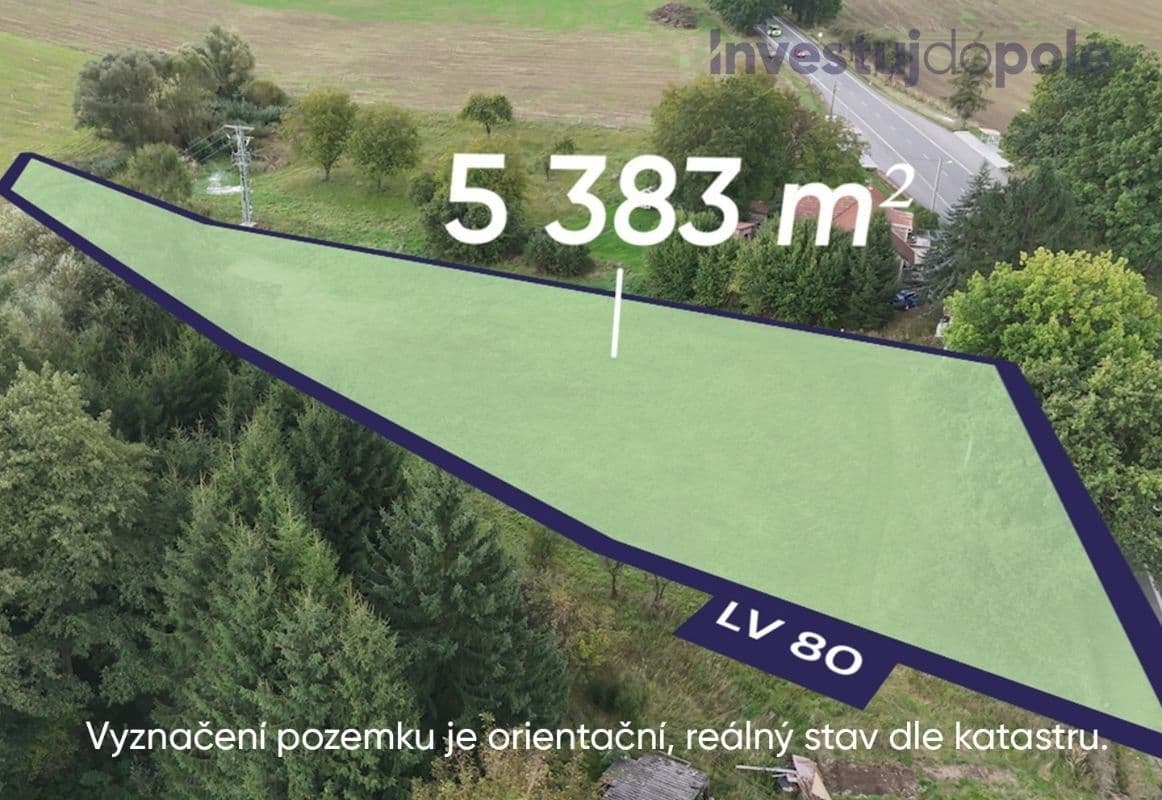 Predaj pozemku 5.383 m², Sopotnice, Pardubický kraj Predaj pozemku 5.383 m², Sopotnice, Pardubický kraj